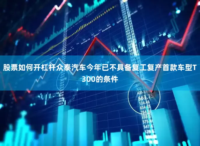 股票如何开杠杆众泰汽车今年已不具备复工复产首款车型T300的条件